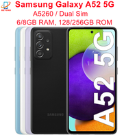 Samsung Galaxy A52 5G A5260 Dual Sim 6.5 "6/8GB RAM 128/256GB Octa Core Snapdragon 4 kamera NFC oryginalny telefon komórkowy 1